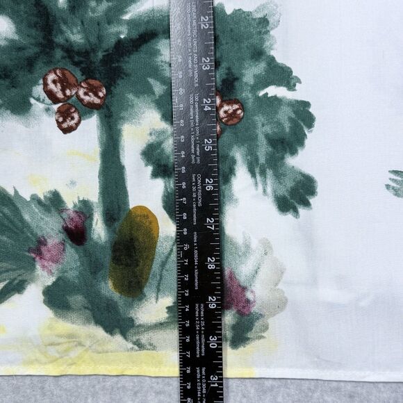 Hawaiian Shirt Mens XL White Aloha Button Short Sleeve Modern Print - Picture 10 of 13